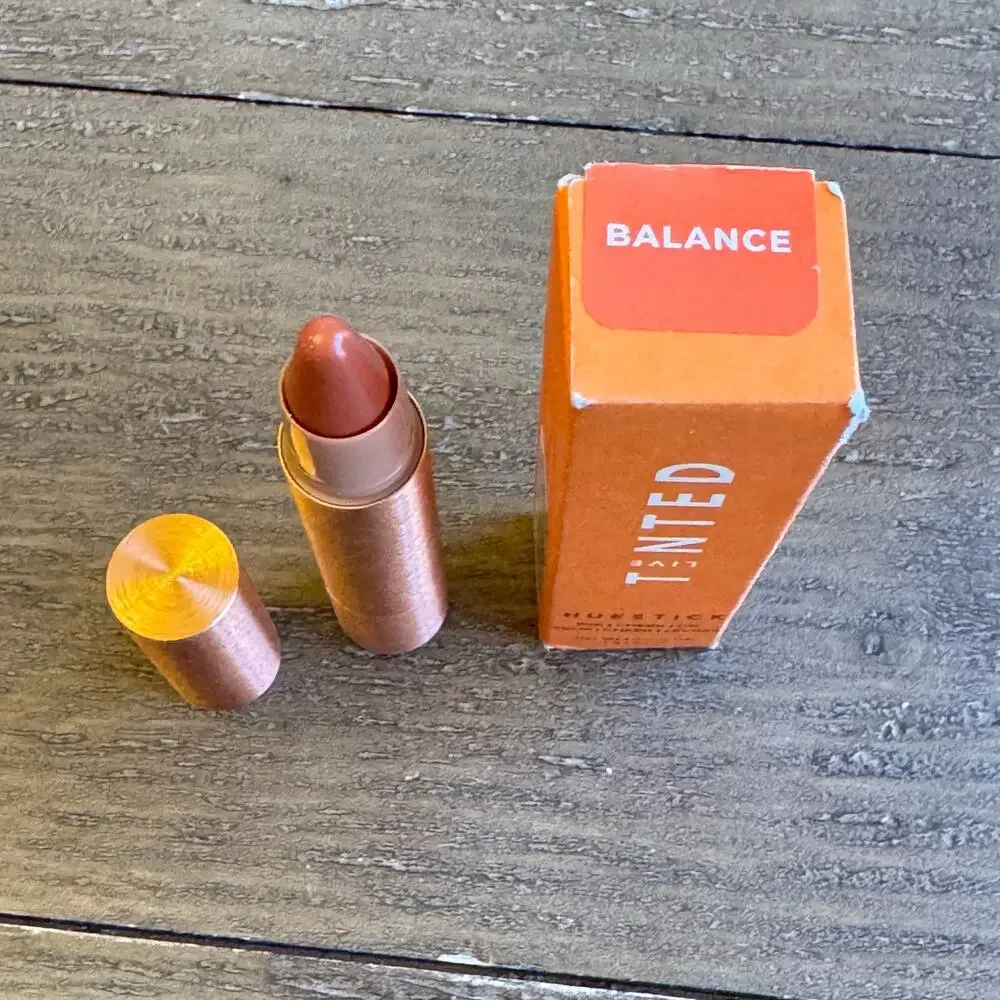 Live Tinted HUESTICK Balance Eye /Cheek / Lip Creme Color Stick NIB Earthy Coral